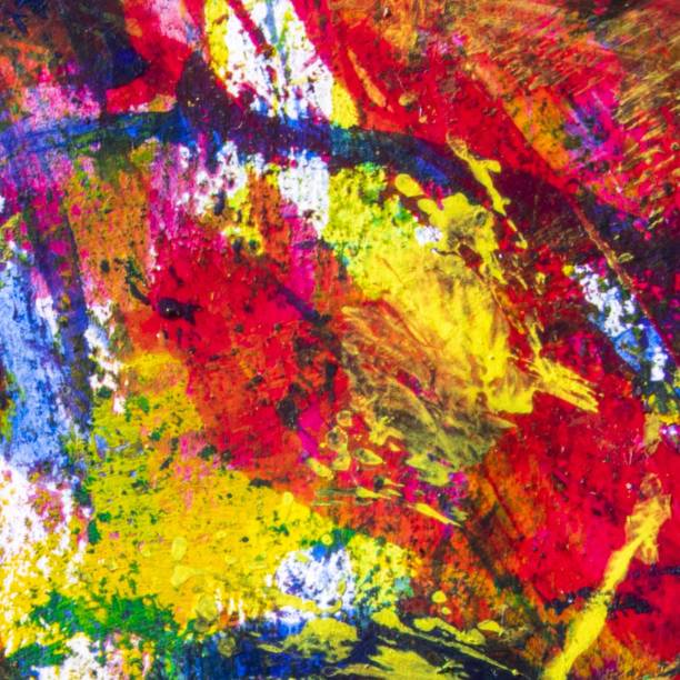 istock Abstract colorful paint background.  Colorful paint stains texture with copy space. Modern painting. Hand painted abstract artwork. 1825496583