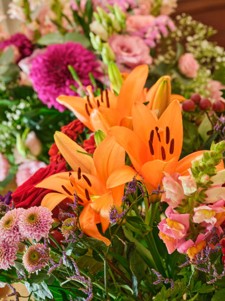 istock Colourful bouquet of  flowers 1825506128