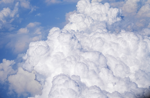 aerial view of cloud background
