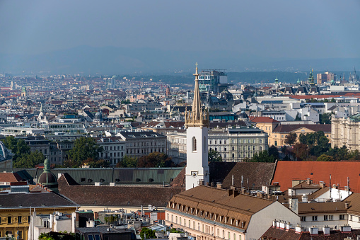 Cityscape in Vienna, Austria