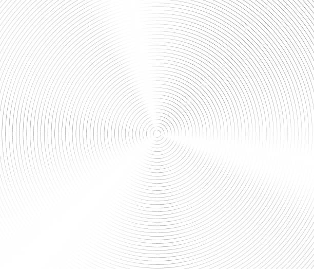 同心円。音波のイラスト。抽象的な円の線のパターン。白黒のグラフィック。eps10 - イラストレーション - 16192点のイラスト素材／クリップアート素材／マンガ素材／アイコン素材