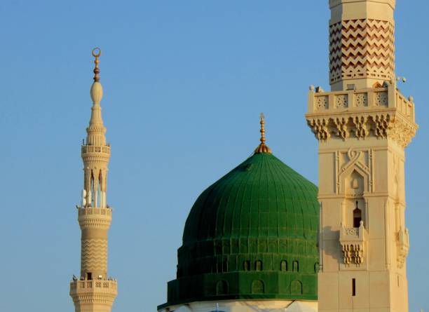 istock Green Dome of the Prophet's Mosque 1825797623