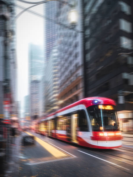 istock Downtown Toronto - Street Car (Public Transportation) 1825843785