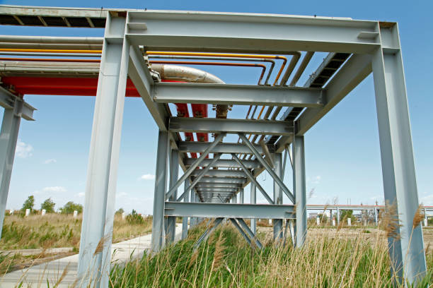 istock Pipeline of oil fields 1825876670