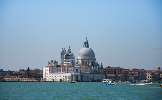 Basilica Santa Maria della Salute, Venice, Italy ,2019 . march