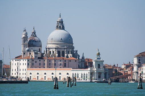 The iconic shape of the Church of San Giorgio Maggiore in Venice.