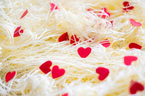 Furry heart on black background. / You can see the animation movie of this image from my iStock video portfolio. Video number: 1441935899