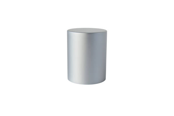 istock High cylindrical stage podium isolated on white background 1826027344
