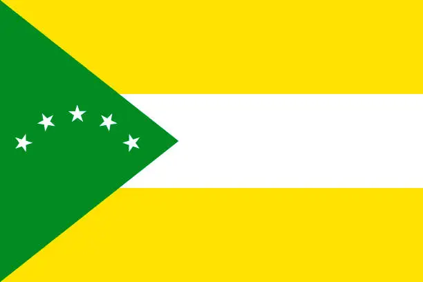 Vector illustration of flag Provincia de Panama Oeste