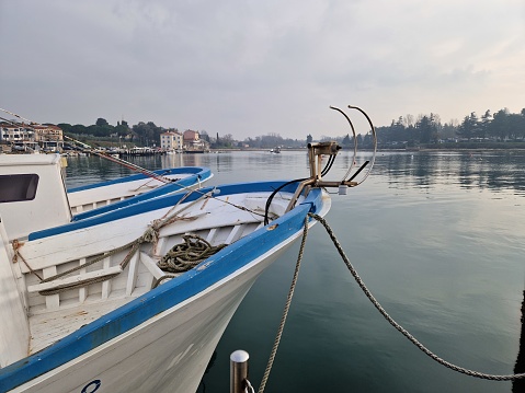 a picture of fishing boat in croatia