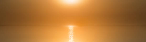 The golden hues of sunrise blanket a serene lake with rising mist against the silhouette of a dense forest in Sweden, creating a tranquil and mystical landscape.o
