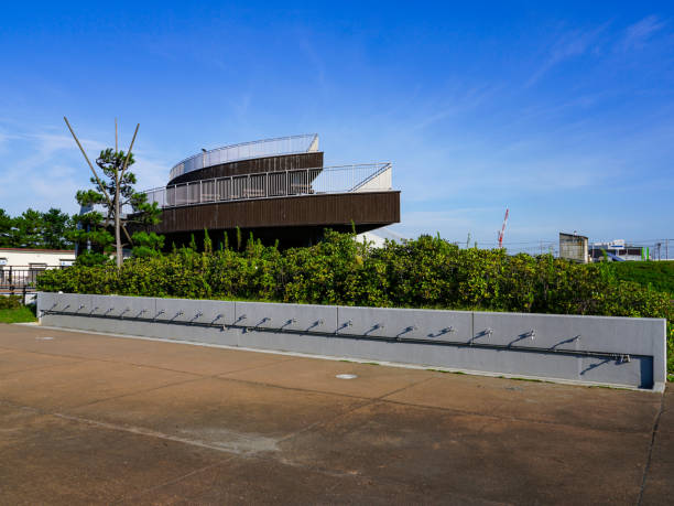 istock Funabashi Sanbanze Seaside Park observation deck in the morning (Funabashi City, Chiba Prefecture) 1826309922