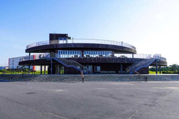 istock Funabashi Sanbanze Seaside Park observation deck in the morning (Funabashi City, Chiba Prefecture) 1826309924