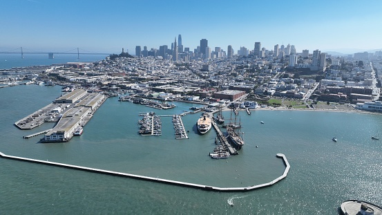 It seen from Pier 1,  The Embarcadero San Francisco California.