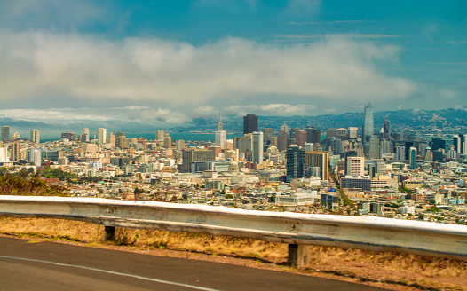San Francisco skyline from Twin Peaks Reservoir