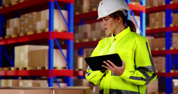 istock Ensuring Safety and Logistics in Warehouse 1826456508
