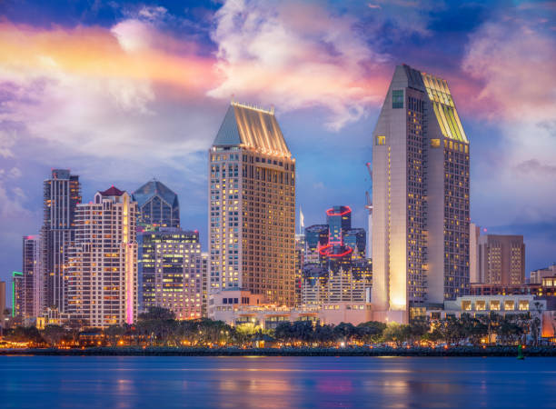 San Diego, California, USA Downtown Skyline
