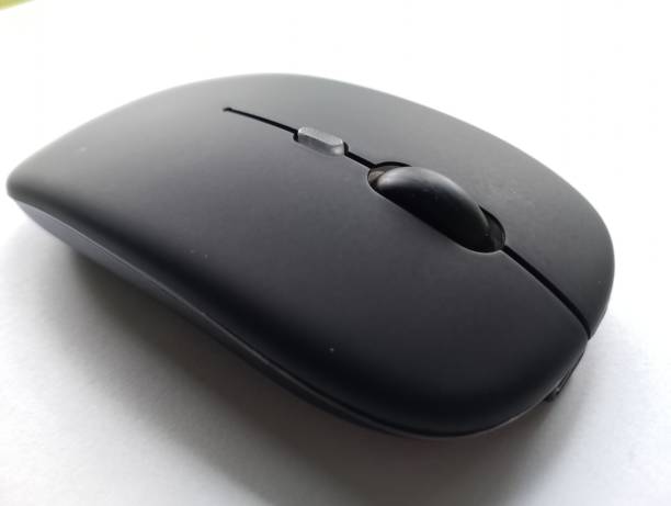 istock black wireless mouse on a white background. flexible model and easy to carry when working 1826493888