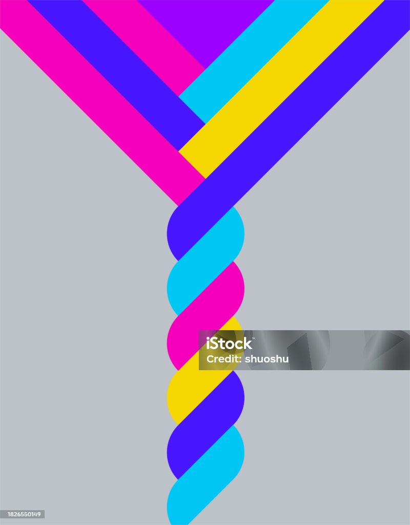 Abstract Rope Strands Pattern Abstract Colors Twisted Rope Illustration Pattern Background Stock ...