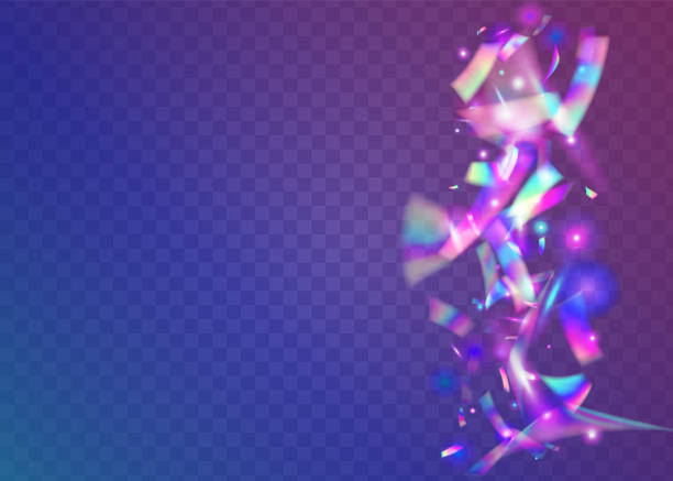 istock Holographic Background. Hologram Sparkles. Bokeh Confetti. Retro Element. Shiny Vaporwave Serpentine. Glamour Foil. Luxury Art. Blue Metal Effect. Purple Holographic Background 1826568606