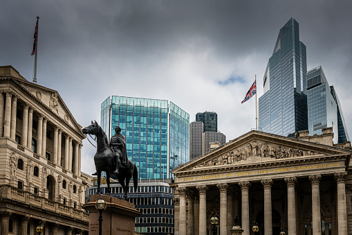 old and modern architecture in London