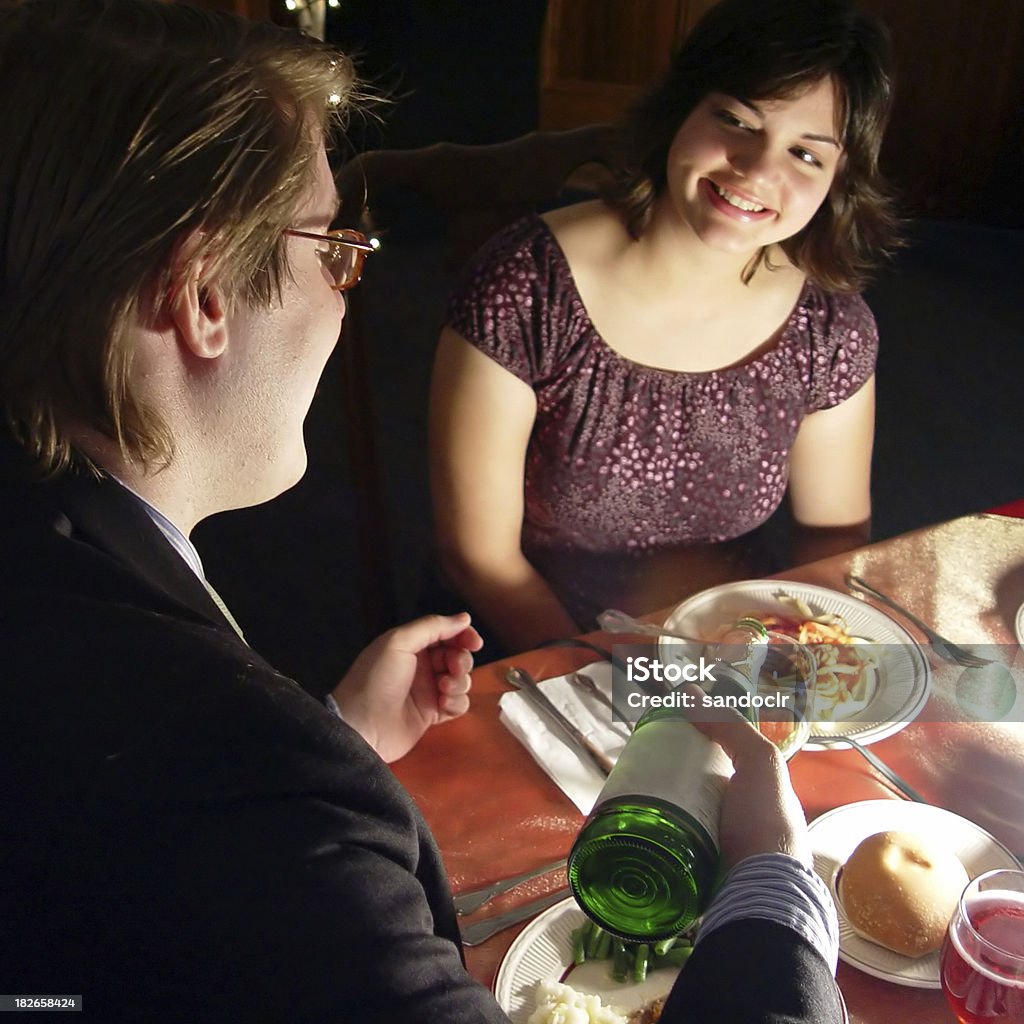 Cena romantica - Foto stock royalty-free di Ristorante