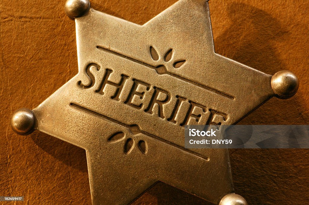 Sceriffo Badge - Foto stock royalty-free di Autorità