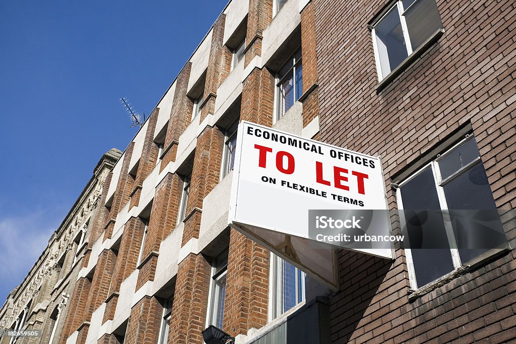 Offices to let To let sign on a building Apartment Stock Photo