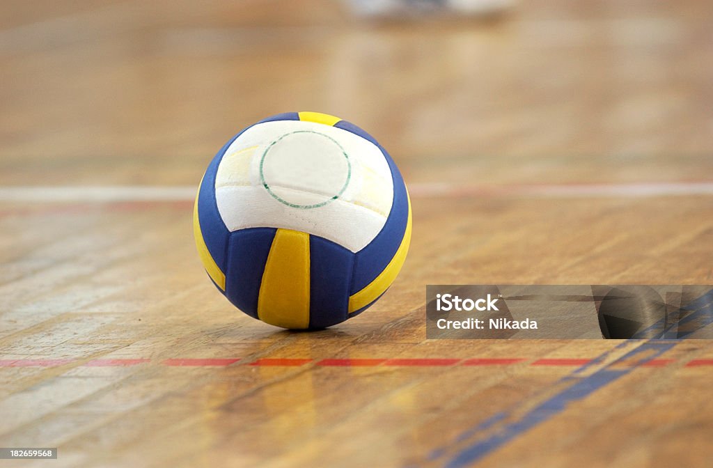 volleyball-Innenpool - Lizenzfrei Volleyball - Mannschaftssport Stock-Foto
