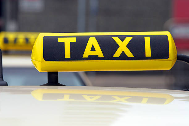 istock Taxi Station in Germany 182659573