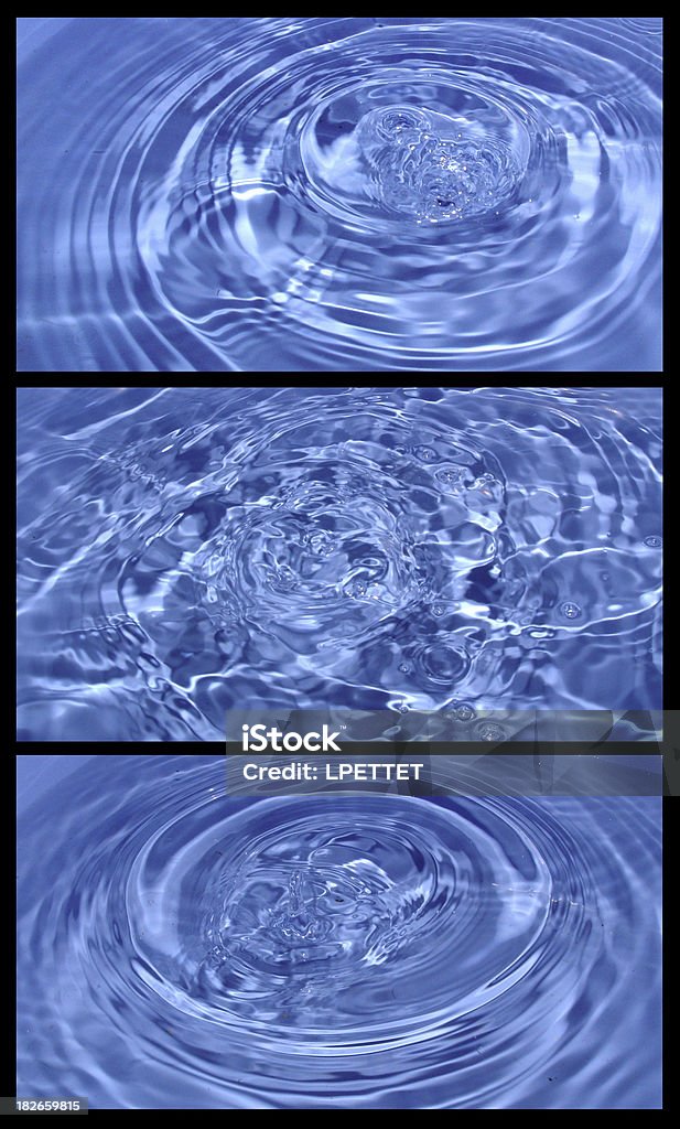 Água ondas - Foto de stock de Azul royalty-free