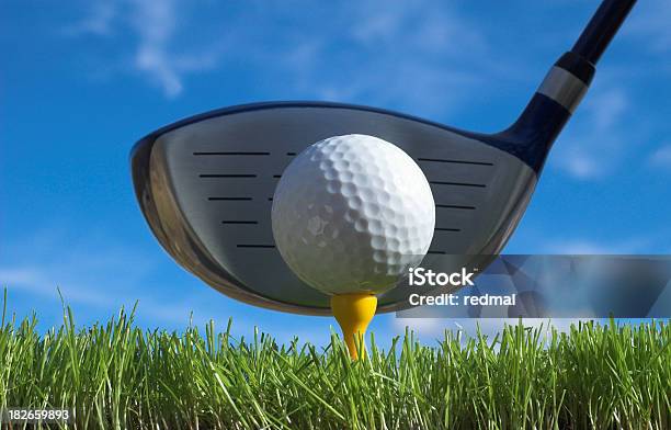 Foto de Jogue Sky e mais fotos de stock de Bola - Bola, Taco de Golfe, Tee