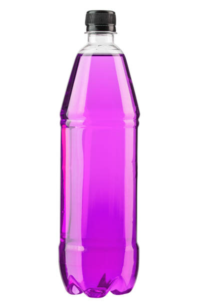 istock Energy drinks with different flavors isolated on white background. Plastic bottle with pink liquid. 1826599756