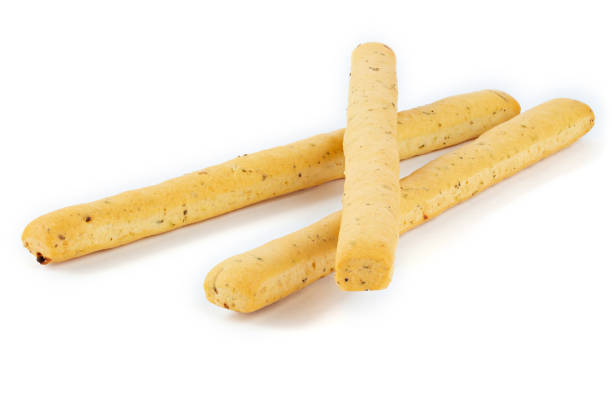 istock Traditional italian breadsticks isolated on white background. Grissini sticks. 1826599784