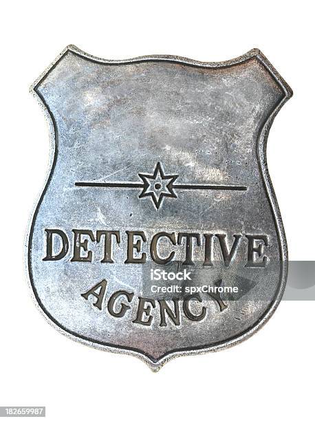 Distintivo Dellagente Investigativo - Fotografie stock e altre immagini di Investigatore - Investigatore, Badge, Distintivo della polizia