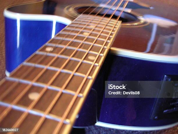 Blue Gitarre Stockfoto und mehr Bilder von Akustikgitarre - Akustikgitarre, Bewegungsunschärfe, Blau