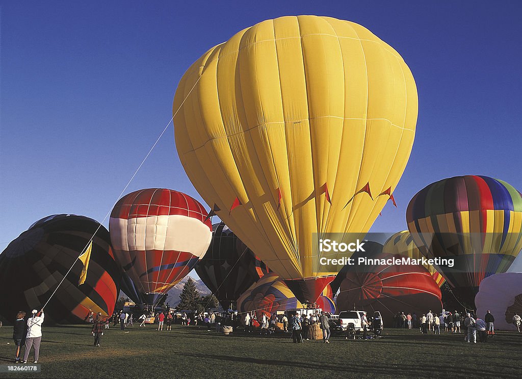 Eden Balloon Festival in Utah A yearly festival in Eden Utah where many Hot-Air Balloon enthusiasts fill up their balloons and float around the skies of Utah. Ogden - Utah Stock Photo
