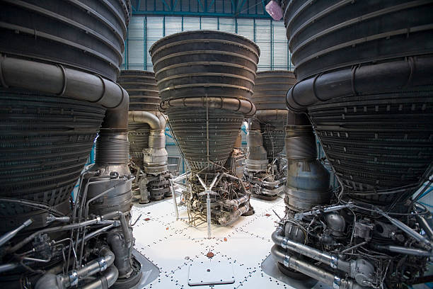 Rocket Engines Saturn rocket engines space exploration photos stock pictures, royalty-free photos & images
