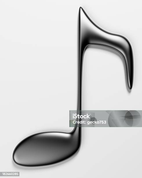 Note Stock Photo - Download Image Now - Musical Note, Three Dimensional, Arts Culture and Entertainment