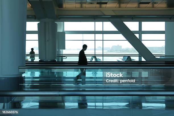 Airport Walkway Horizontal Stock Photo - Download Image Now - Airport, Elevated Walkway, Architecture