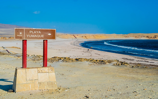 Paracas National Reserve is a protected area located in the region of Ica, Peru and protects desert and marine ecosystems for their conservation and sustainable use