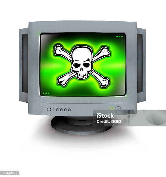 Alert Cpu Virus Gefunden Stockfoto und mehr Bilder von Computer - Computer, Computerbildschirm, Digital generiert