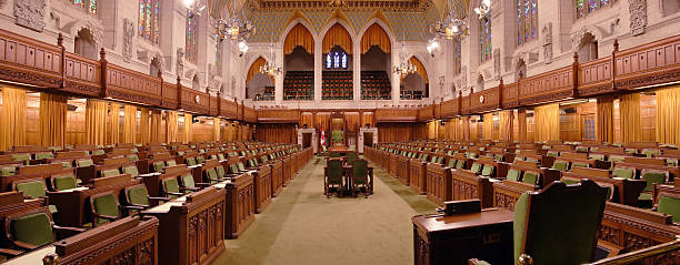 House of Commons This is the House of Commons in the Canadian Parliament ndp stock pictures, royalty-free photos & images