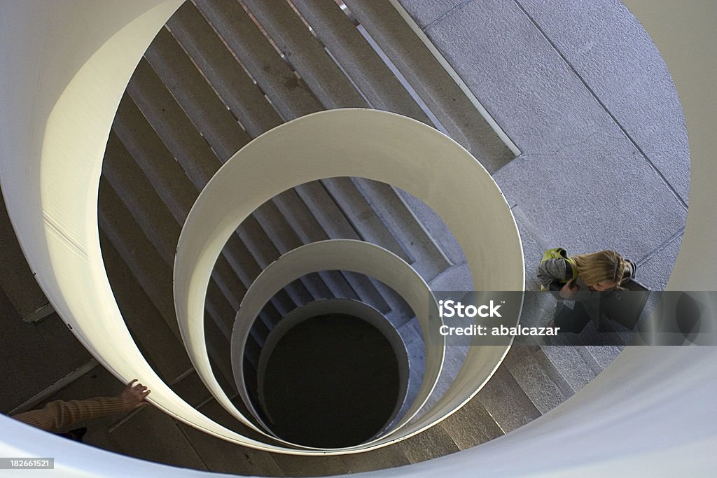 계단 사람들과 - 로열티 프리 바로 위 스톡 사진