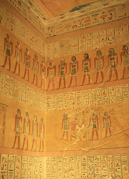 istock Paintings on the Pharoes tomb 182662045