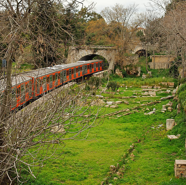 Narrow gauge railway of the CFC Chemain de Ferde la Corse in Corsica. Wagon type Soule CFD. Year of construction 1989. By passenger service between Bastia - Corte - Calvi - Ajaccio. Admission September 2007 at Casamozza station