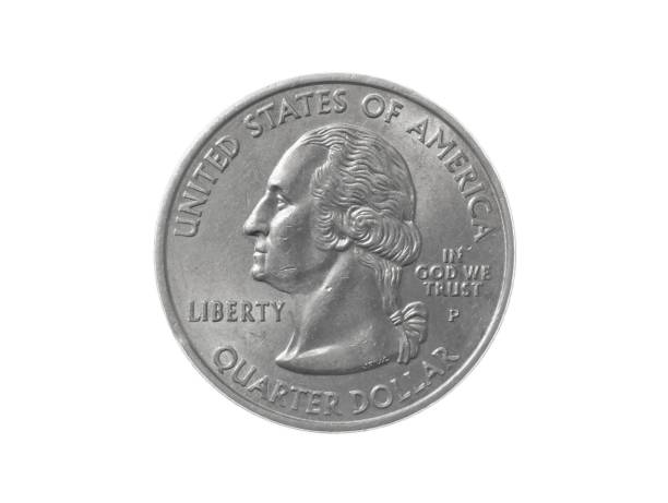istock A quarter dollar coin in silver on a white isolated background 1826621254