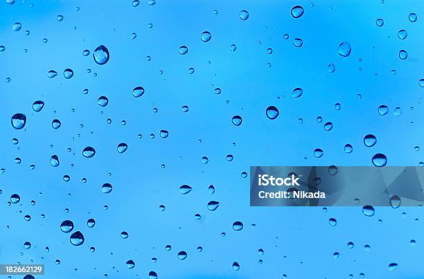 Textura Waterdrops - Fotografias de stock e mais imagens de Abstrato - Abstrato, Acender, Azul