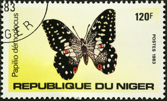 USA Postage Stamp: Oregon Swallowtail Commemorative Stamp, issued in June, 1977