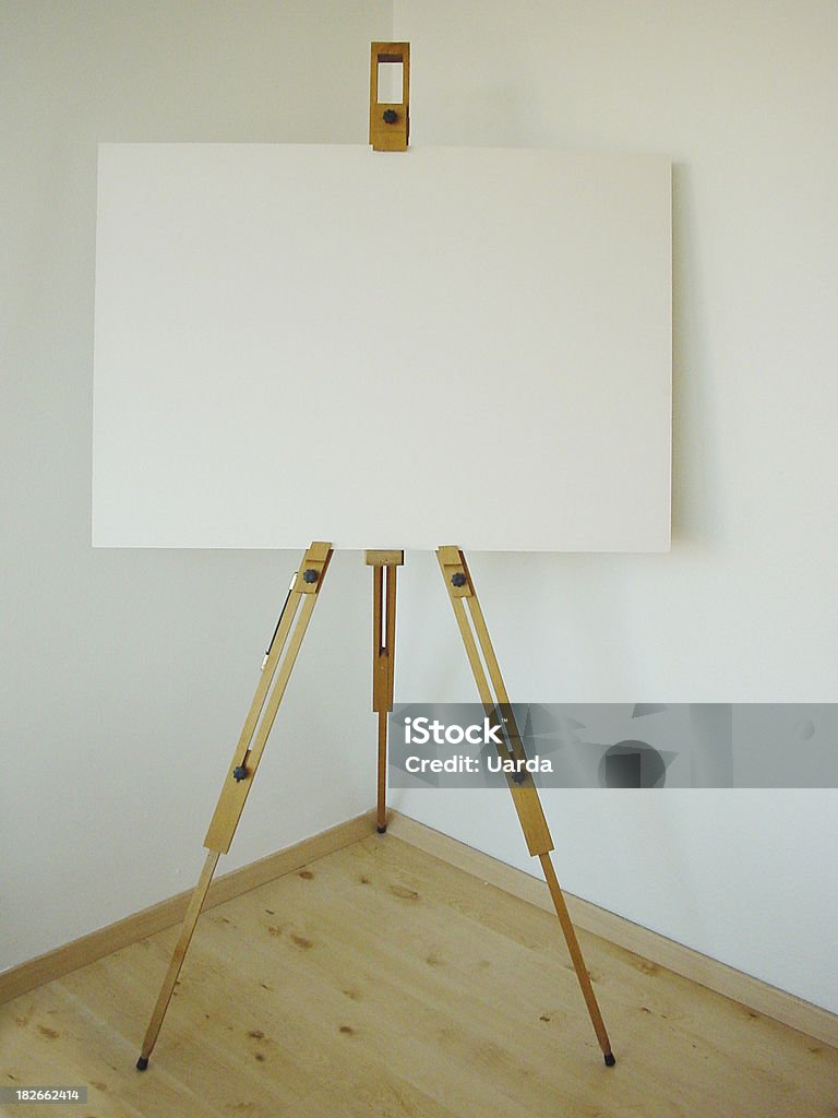 easel easel with space for picture Art Museum Stock Photo